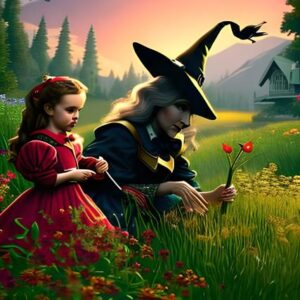 Magical Adventure-A Young Girl Discovers a World of Talking Animals--the witch appeared