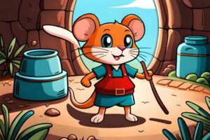 The Brave Little Mouse: Overcoming Fear and Finding Courage-English short story With Morals-milo plan