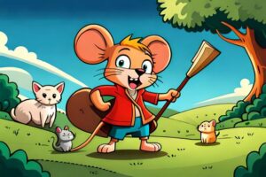 The Brave Little Mouse: Overcoming Fear and Finding Courage-English short story With Morals-The brave little mouse and his plan
