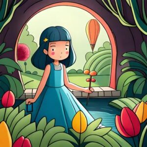 The Magical Garden: A Young Girl Discovers the Power of Nature-Kids English Short Story-plant healing power